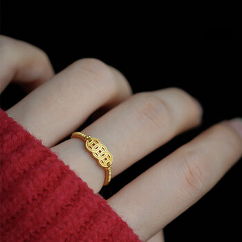 1 中商品评价:评分详细关注店铺圣岚珠宝旗舰店>圣岚>黄金戒指>黄金>