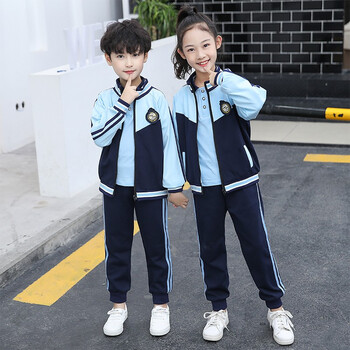 曼佳尔校服幼儿园园服春秋套装校服小学生班服纯棉运动服一年级二三件套定制秋季冬二件套吊牌100码适合身高70 80cm 图片价格品牌报价 京东