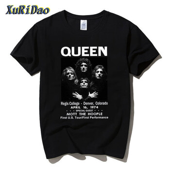 chigga七哥嘻哈boy说唱hiphop情 queen皇后乐队四人头像-黑 短袖 xl