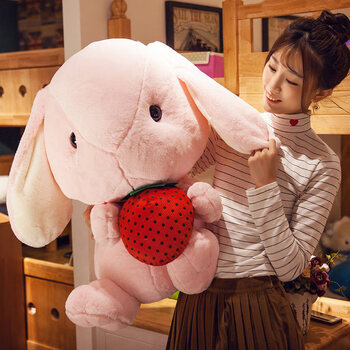 泓御智捷兔子毛绒玩具娃娃女孩可爱小号流氓兔床上睡觉抱枕玩偶小兔子