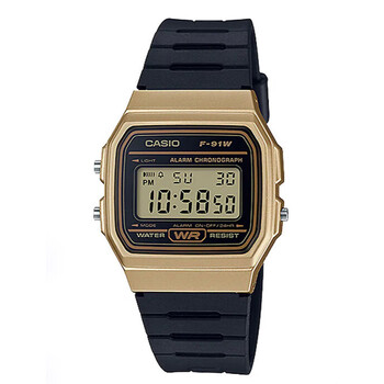 casio卡西欧手表男士女学生小方块拼色简约电子石英儿童表f-91wm f