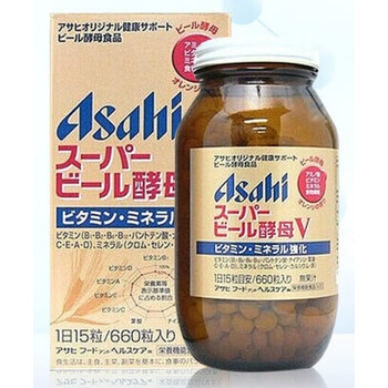 日本原装进口朝日啤酒酵母z针对宿便酵母v调偏食饮食不均衡亚健康660