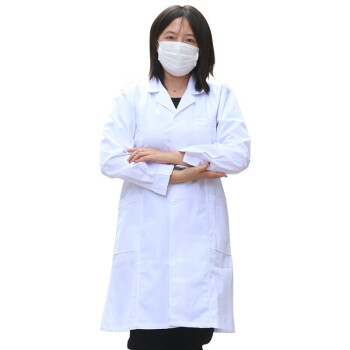 星工（XINGGONG）长袖白大褂 女学生实验室食品卫生工作服搬运工劳保服 女款 M码