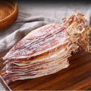 十里馋鱿鱼干货烧烤专用淡干手撕芥末鱿鱼须大小尤鱼干手撕北海芥末