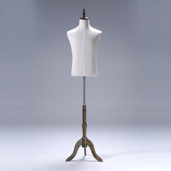 模特假人男模特道具半身男装店人台橱窗全身假人实木礼服西装模特展示