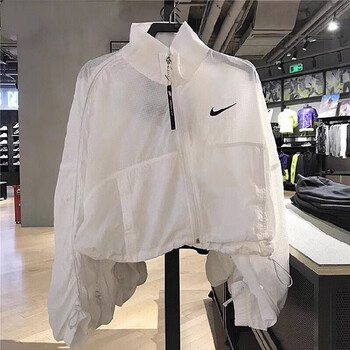 nike耐克官方品牌旗舰孕妇薄外套时尚潮流女薄款透气高腰运动防晒衣速