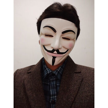 小丑cos万圣节道具化妆舞会演出用品动漫儿童面具小丑面罩 v脸先生