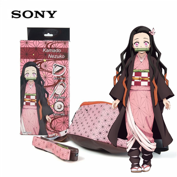 索尼（SONY） 黑卡微单相机便携包单肩包 适用ZV1 E10 A6000 RX100 WX500 索尼×鬼灭之刃腰包 粉色