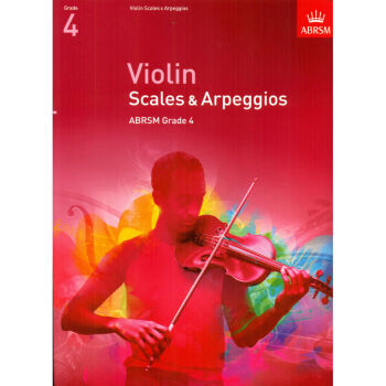英皇考级 小提琴考级教材 小提琴四级 小提琴音阶与琶音四级2012起 英文版 新版教材