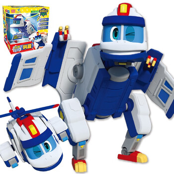 出动恐龙探险队儿童男孩变形发声迷你玩具套装韦斯 发声变形系列-科里