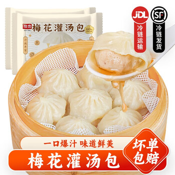 俊杰薄皮灌汤小笼包 速冻半成品鲜肉包儿童早餐夜宵速食汤包儿 【12只】灌汤小笼包288g*1盒