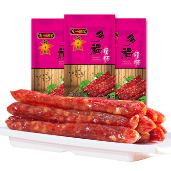 多福腊肠300g*3包【图片 价格 品牌 报价】-京东