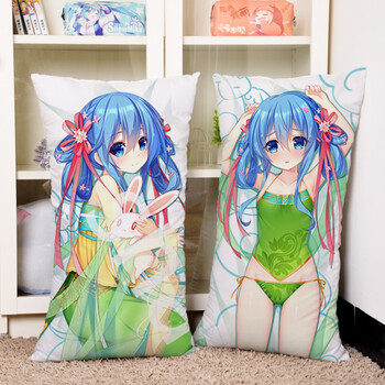 2022新款约会大作战婚纱时崎狂三四糸乃七罪动漫周边长方形抱枕睡枕