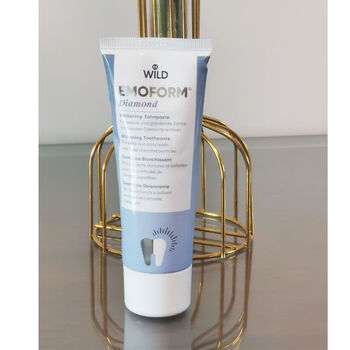 怀尔德牙膏瑞士牙膏钻石去渍去烟渍抛光去黄亮白牙齿钻石粉美白牙膏