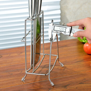 厨卫挂件砧板架刀架一体不锈钢厨房用品简易插放刀具收纳置物菜板架子