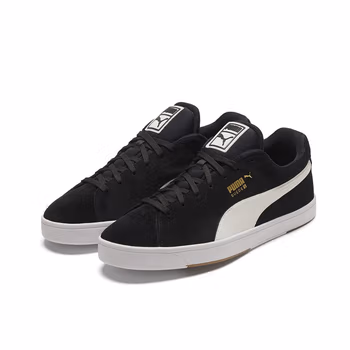 彪马（PUMA）官方鞋子男子休闲鞋板鞋复古经典拼色潮流运动休闲鞋SUEDE 356414 黑色-白色