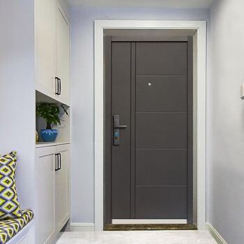 入户门防盗门家用安全公寓出租房间室内钢质门进户外开门工程单门的