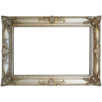 欧式画框大尺寸实木相框装裱框定做复古长油画框外框挂墙来图定制黑