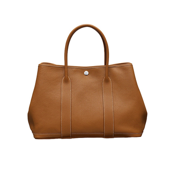 正品中检hermes爱马仕女包gardenparty36negonda小牛皮手提包h051559