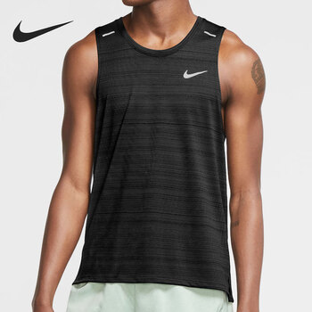 nike耐克男子反光跑步速干透气健身马拉松背心无袖t恤cu5983cu5983010