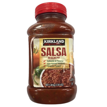 美国进口kirkland柯克兰salsa莎莎酱微辣卷饼调味酱108kg莎莎酱1瓶