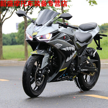 定制全新国产仿国四电喷r3摩托车小忍者跑车400c双缸重型机车v6趴赛地