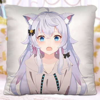 刻沫神楽七奈周边动漫抱枕二次元偶像神乐七奈狗妈同款学生靠枕靠垫