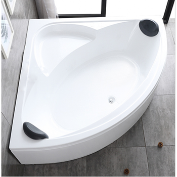 三角扇形浴缸家用小户型坐深泡冲浪按摩恒温亚克力转拐角异形双人促销