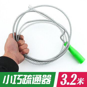 32米手摇疏通器下水道家用马桶掏下水道工具厕所堵塞水槽捅弹簧