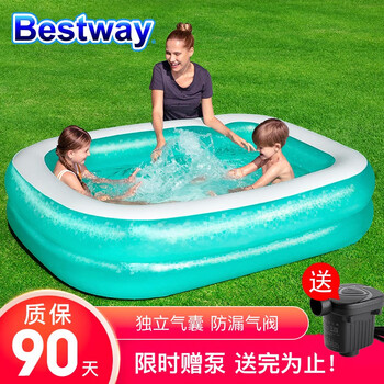 夏季必备！Bestway百适乐充气儿童游泳池，实用又经济