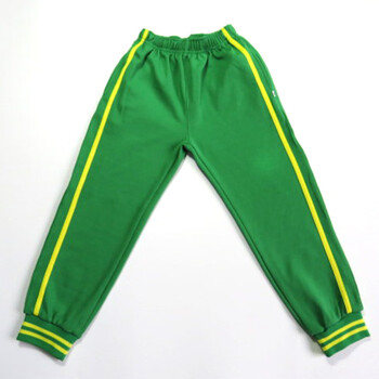 番禺校服小学生绿色运动服工厂现货男女学生校服长袖长裤套装 py小学