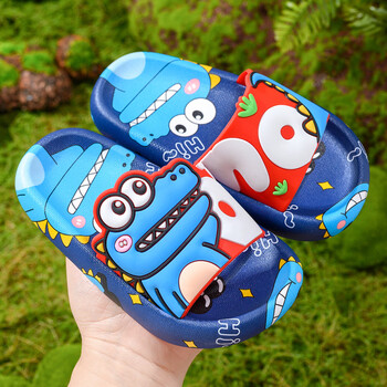 昕月琪新儿童拖鞋夏男童卡通可爱宝宝小孩儿童款一字拖浴室儿童凉拖鞋