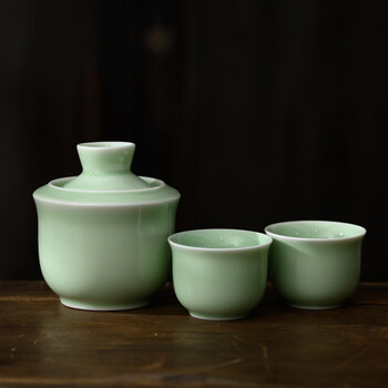 拓进德国进口品质温酒器黄酒烫酒壶家用陶瓷暖酒热酒壶老式二两古法白