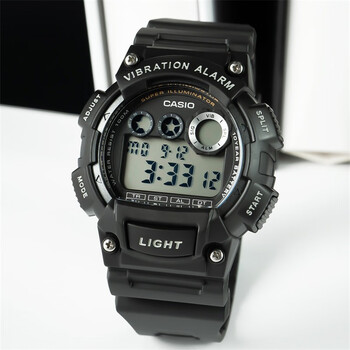 卡西欧(casio)手表复古运动防水电子表学生数显小方块男表w-735h-1a 1
