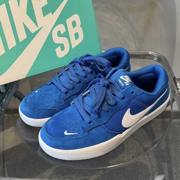 aj男女鞋air force 1sb force 58小倒钩宝蓝酒红复古板鞋低帮男 sb