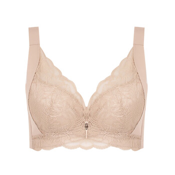 馨专业调整型内衣大胸显小收副乳软钢圈文胸薄棉杯 bcde 899264 肤色