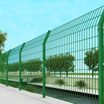 敏语铁网 铁丝网围栏防护网围栏网高速公路护栏网围山圈地果园防护网 5毫米2米高3米长一套