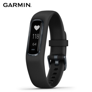 佳明（GARMIN）vivosmart4智能手环光学心率血氧饱和度运动跑步黑色 S/M码标准