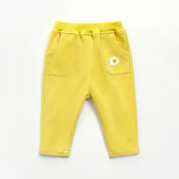 稚气龙宝宝裤子春秋外穿男童休闲裤秋季女童童装春装小孩长裤婴儿开档