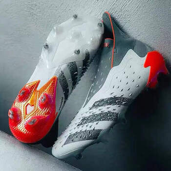 niyuansu猎鹰20足球鞋男长钉fg天然草梅西x系列成人无鞋带短钉比赛tf