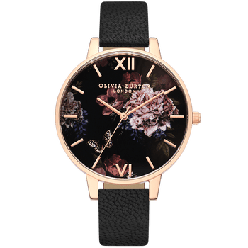 olivia burton腕表ob手表女圆形皮带英国进口时尚潮流新品石英表学生