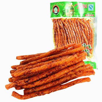 宗彬食品丁大姐棒棒鸡238克重庆四川风味麻辣休闲零食品辣条绿色包装