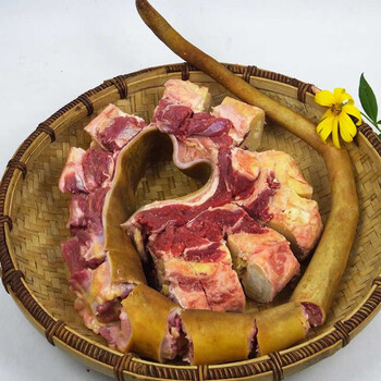 棠鲜生新鲜带皮牛尾巴35斤现杀急冻切段生牛尾骨肉餐饮商用生鲜食品3