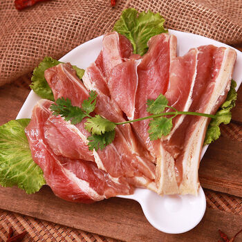 手抓扇子骨猪扇骨半成品冷冻腌制猪排骨酒店饭店油炸烧烤食材禧客鲜12