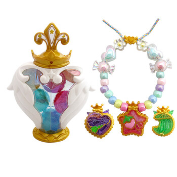 巴啦啦小魔仙晶石链魔法惊喜首饰星钻瓶吧拉拉星缘堡串珠女孩手链彩虹