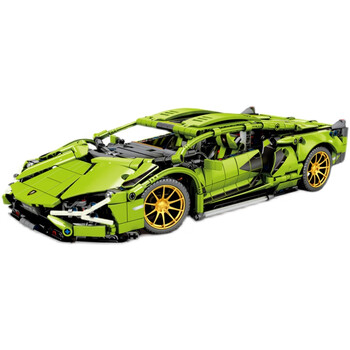 乐高(lego)儿童兰博基尼积木拼装布加迪跑车巨大型难度玩具车男孩礼物
