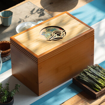 音朗茶叶2023新茶雨前绿茶 特级太平猴魁春茶手工捏尖高山茶礼盒250g