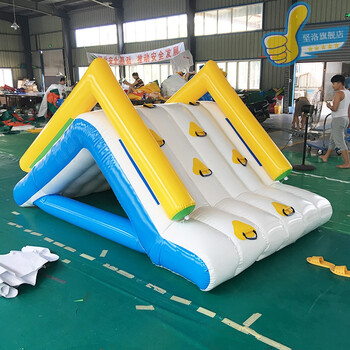 小郎人【五一礼遇季】充气水上玩具儿童小型滑滑梯水上乐园设备冰山