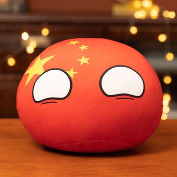 波兰球德三抱枕可爱二次元国家球cos抱枕公仔玩偶挂件动漫枕 中国 10
