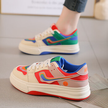 斯汤顿小希希鞋业万沃鸳鸯鞋女板鞋鞋潮鞋春季优雅风学生小众女鞋